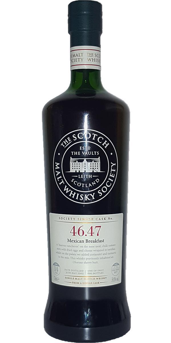 Glenlossie 2002 SMWS 46.47  Mexican Breakfast