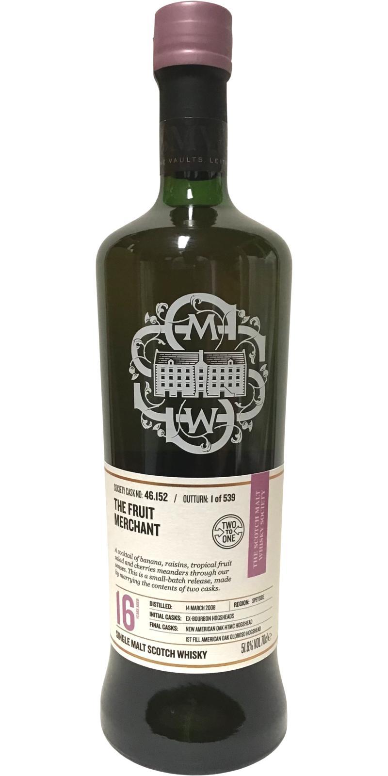 Glenlossie 2008 SMWS 46.152  The fruit merchant