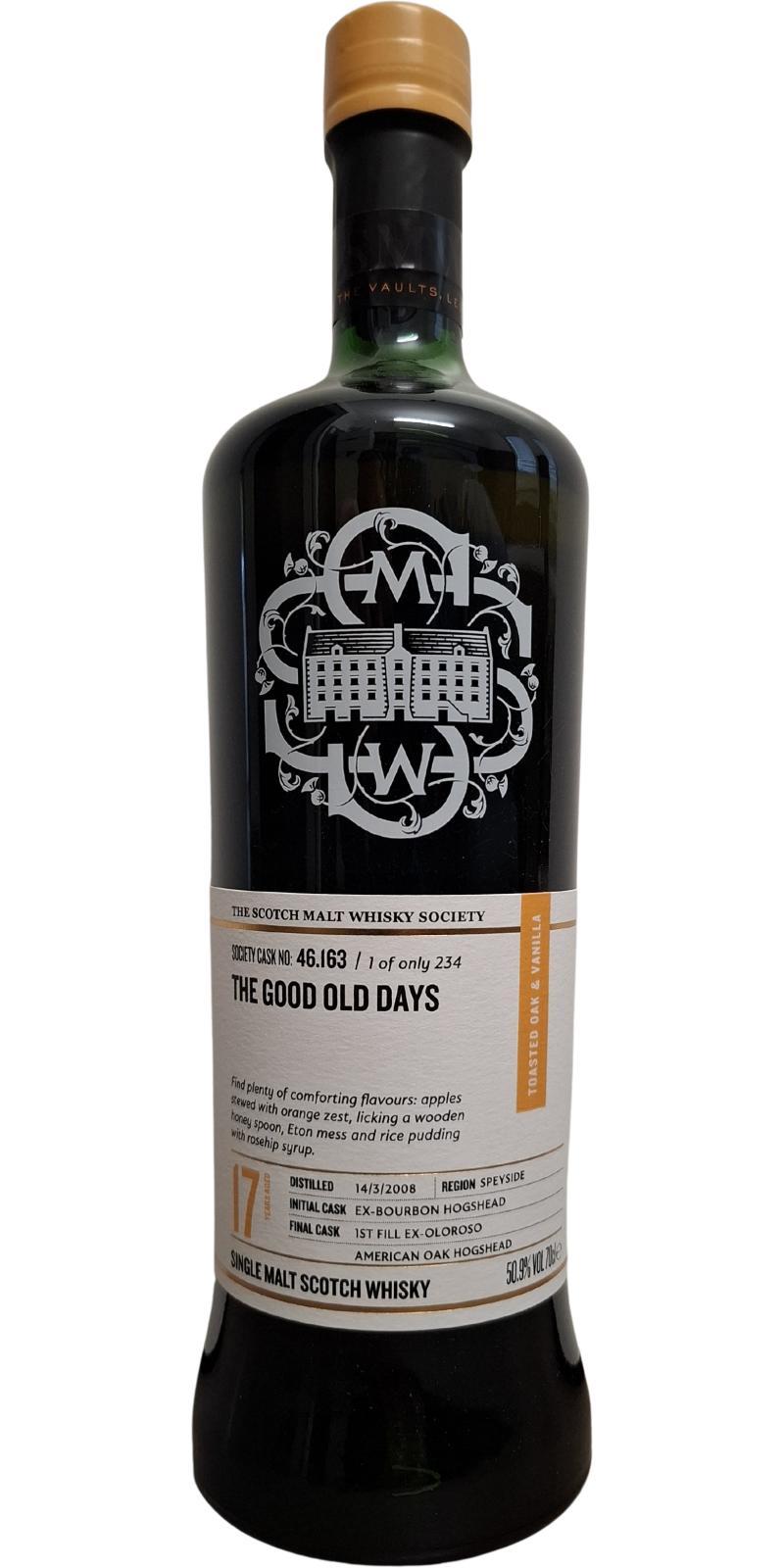 Glenlossie 2008 SMWS 46.163  The good old days