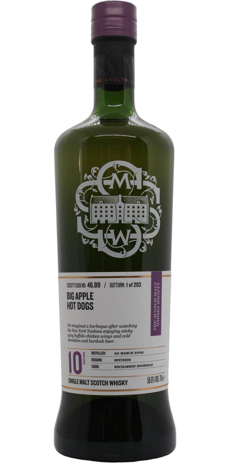 Glenlossie 2009 SMWS 46.89  Big Apple hot dogs