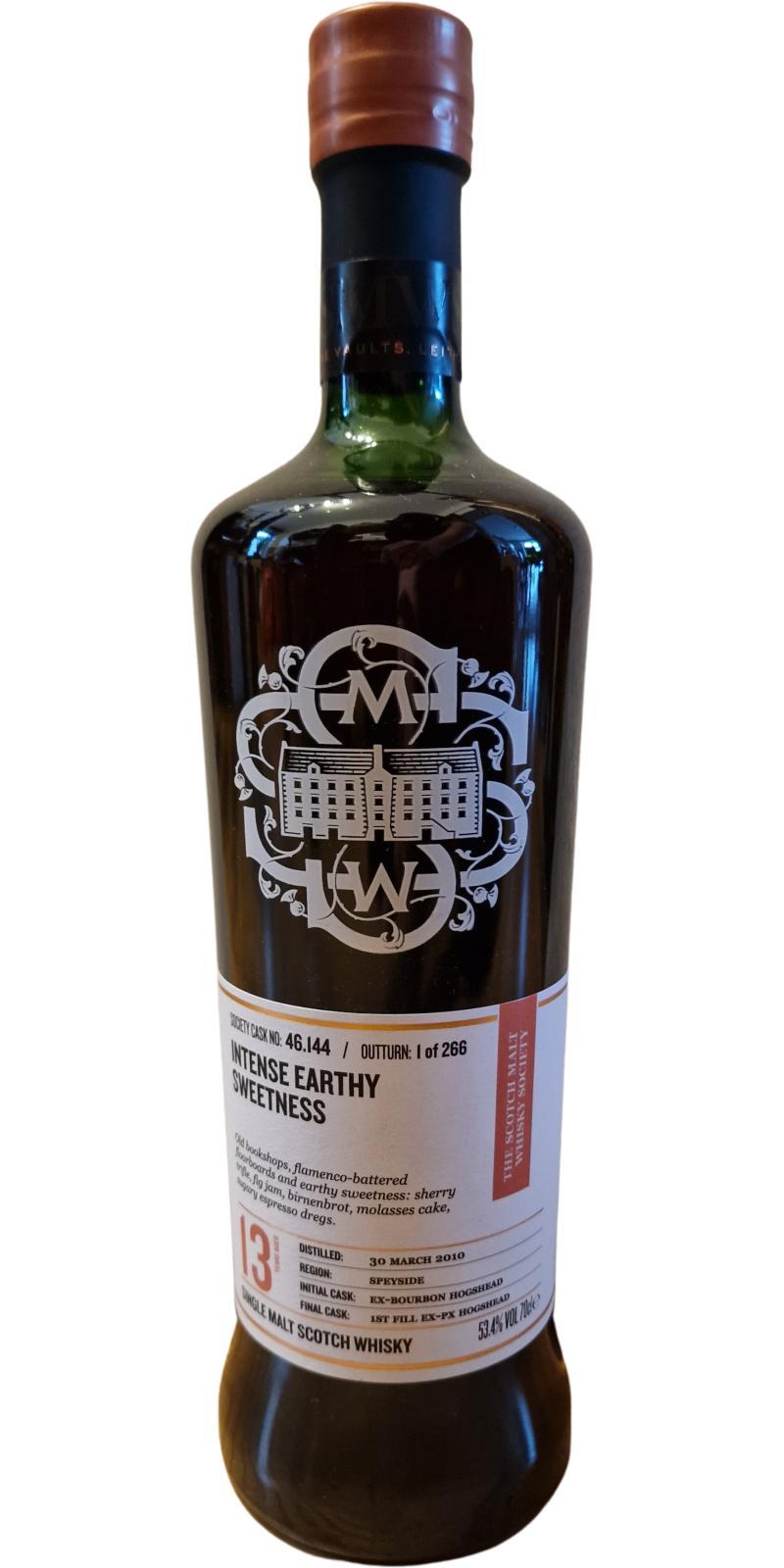 Glenlossie 2010 SMWS 46.144  Intense earthy sweetness