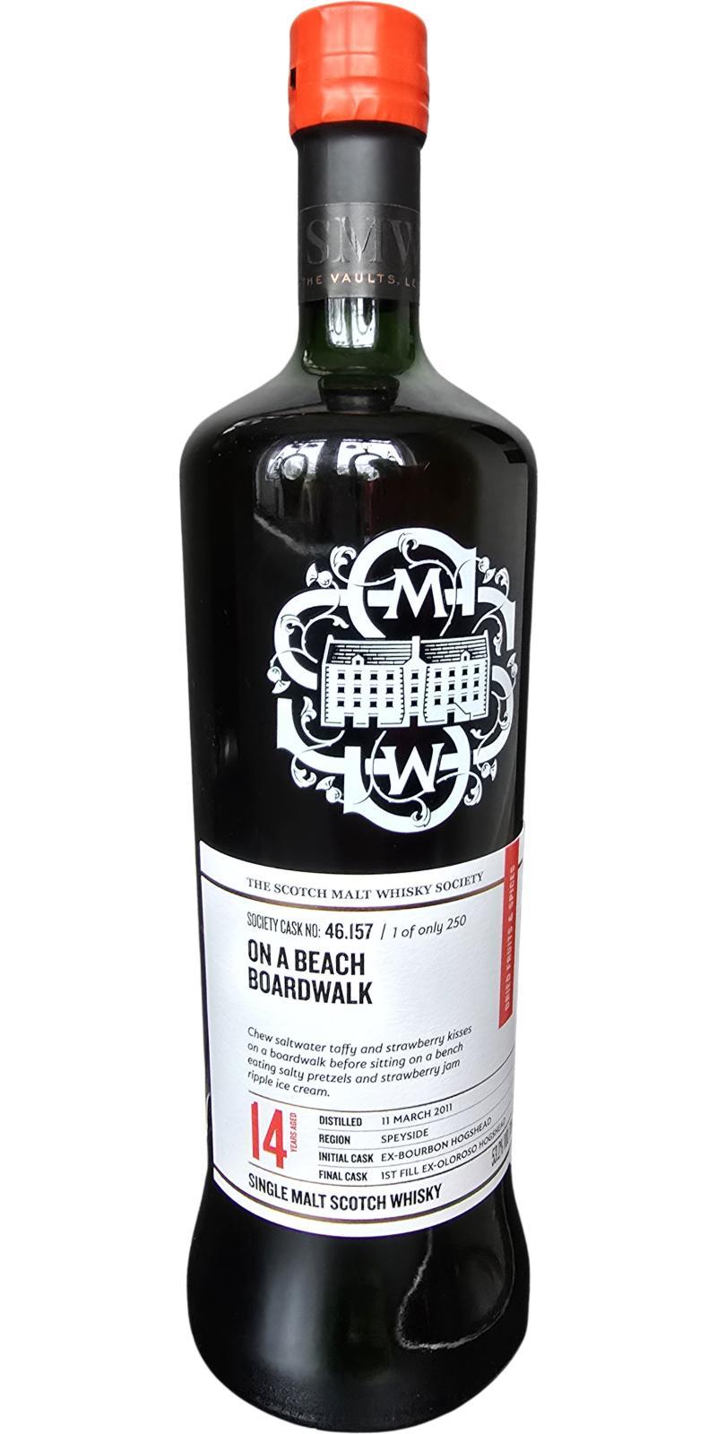 Glenlossie 2011 SMWS 46.157  On a beach boardwalk