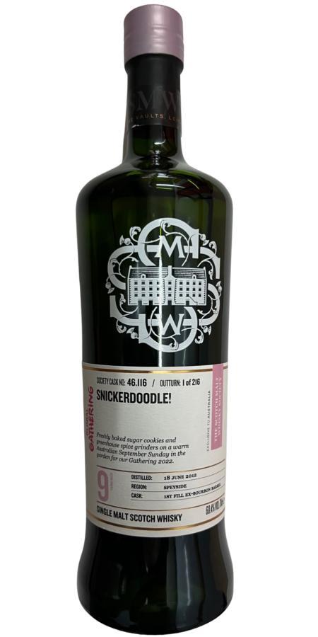 Glenlossie 2012 SMWS 46.116  Snickerdoodle!