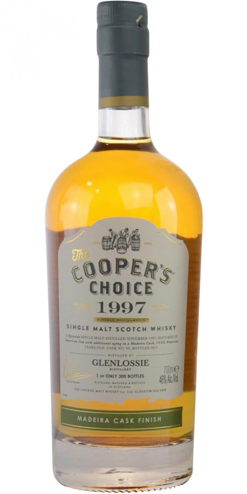 Glenlossie 1997 VM  The Cooper's Choice