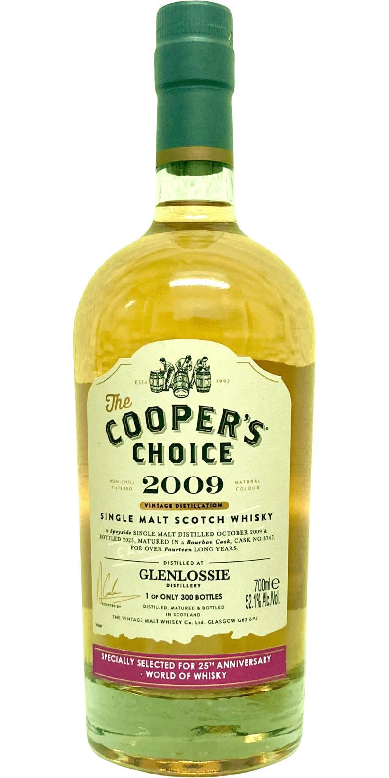 Glenlossie 2009 VM  The Cooper's Choice