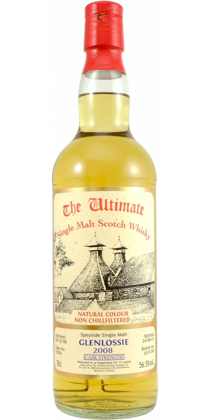 Glenlossie 2008 vW  The Ultimate - Cask Strength