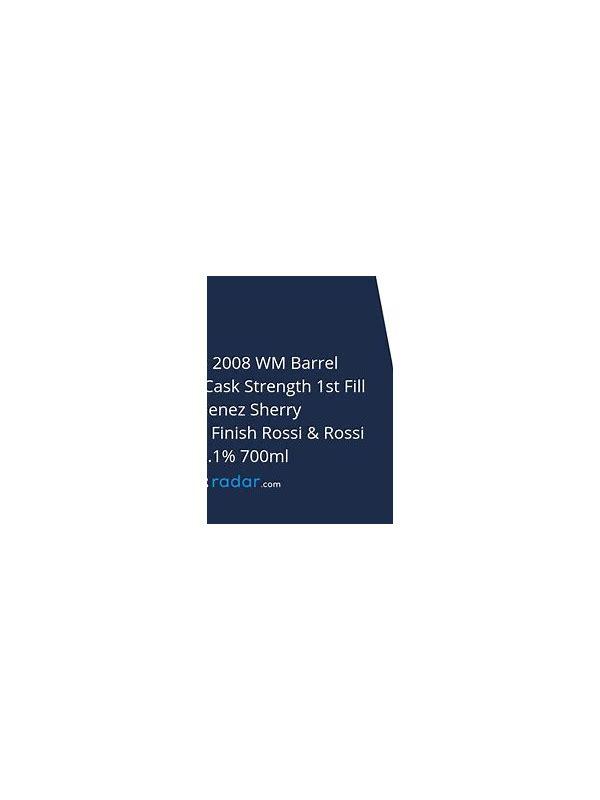 Glenlossie 2008 WM  Barrel Selection - Cask Strength