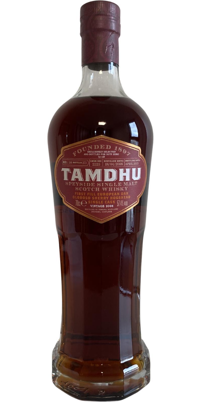 Tamdhu 2008  Single Cask