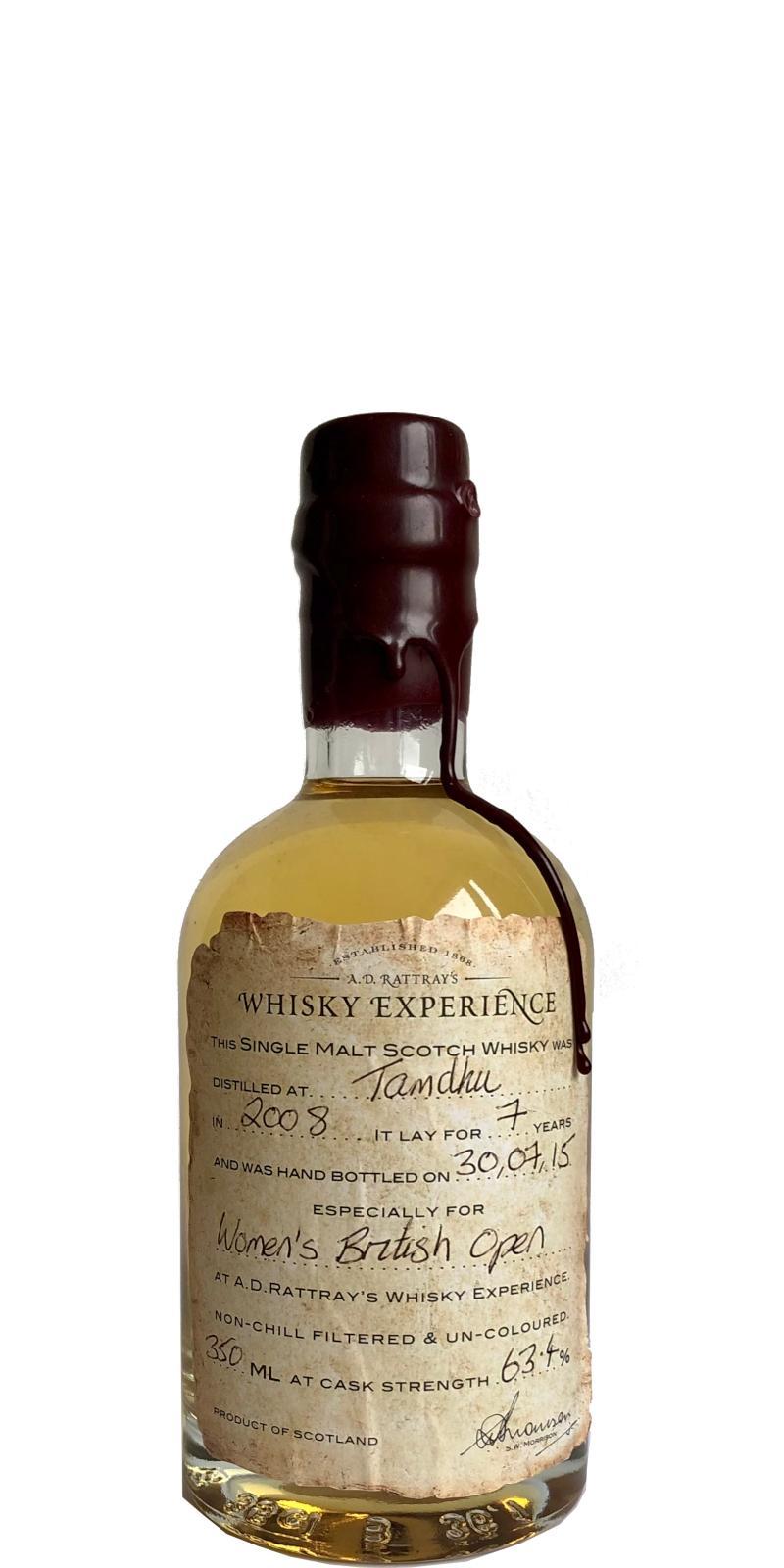 Tamdhu 2008 DR  Whisky Experience