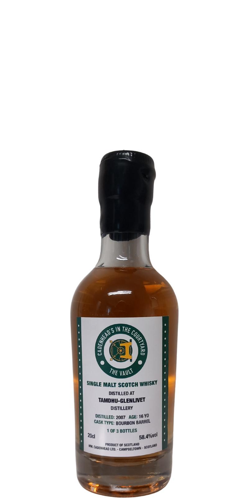 Tamdhu 2007 CA  In The Courtyard the Vault