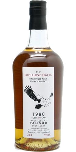 Tamdhu 1980 CWC  The Exclusive Malts