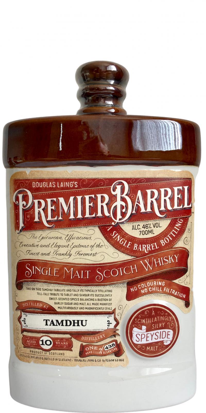 Tamdhu 10-year-old DL  Premier Barrel Selection