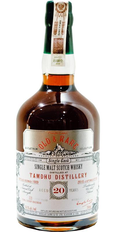 Tamdhu 1989 DL  Old & Rare - The Platinum Selection