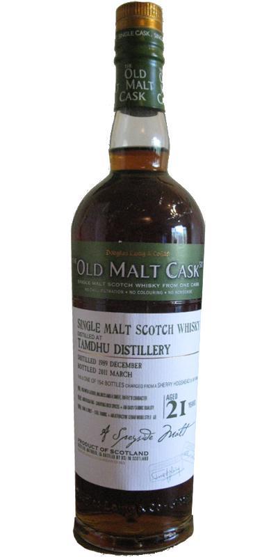Tamdhu 1989 DL  The Old Malt Cask