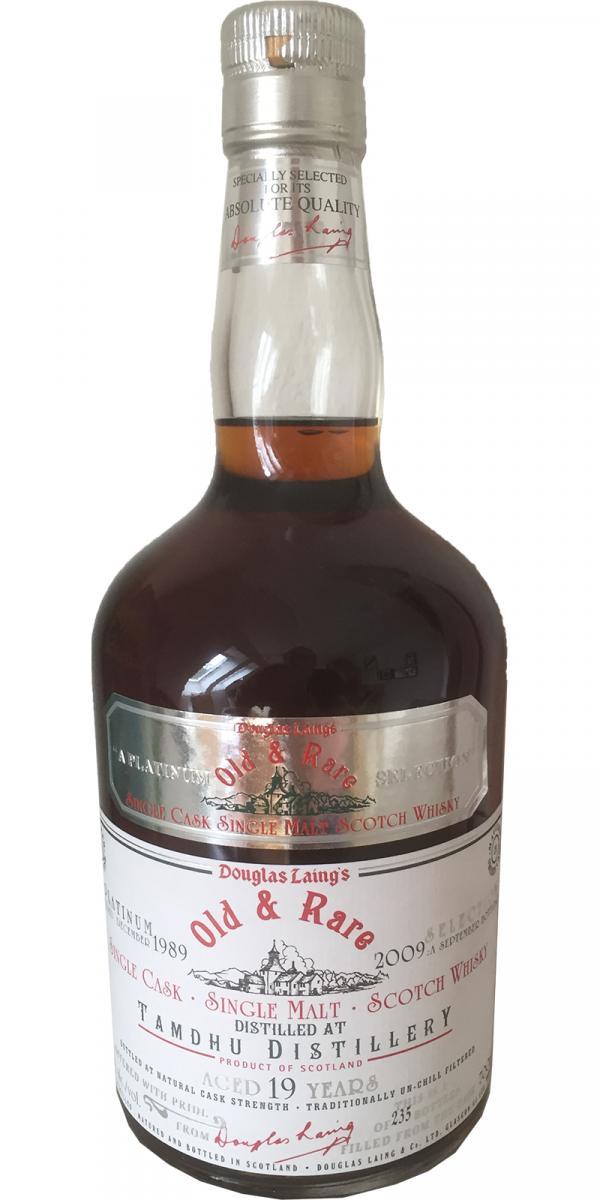 Tamdhu 1989 DL  Old & Rare - The Platinum Selection