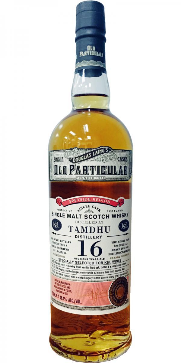 Tamdhu 1998 DL  Old Particular