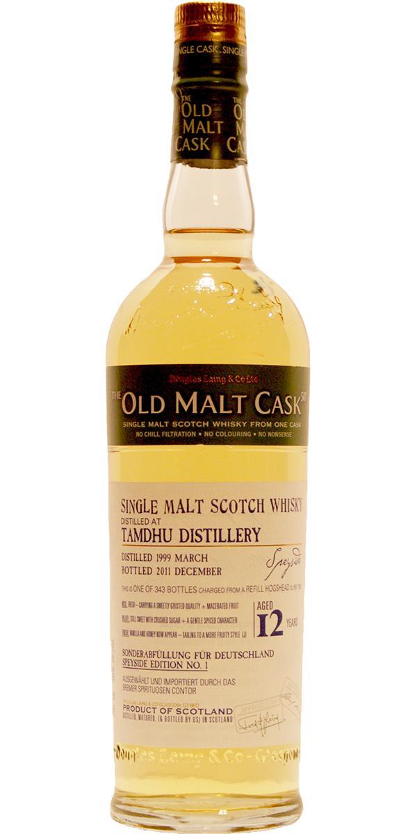 Tamdhu 1999 DL  The Old Malt Cask - Speyside Edition No. 1