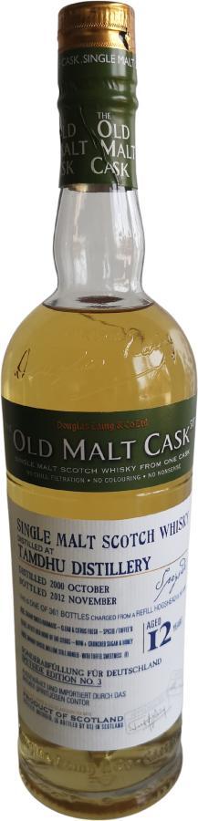 Tamdhu 2000 DL  The Old Malt Cask - Speyside Edition No. 3