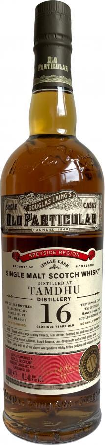 Tamdhu 2004 DL  Old Particular