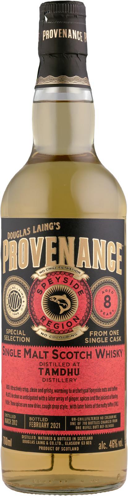 Tamdhu 2012 DL  Provenance