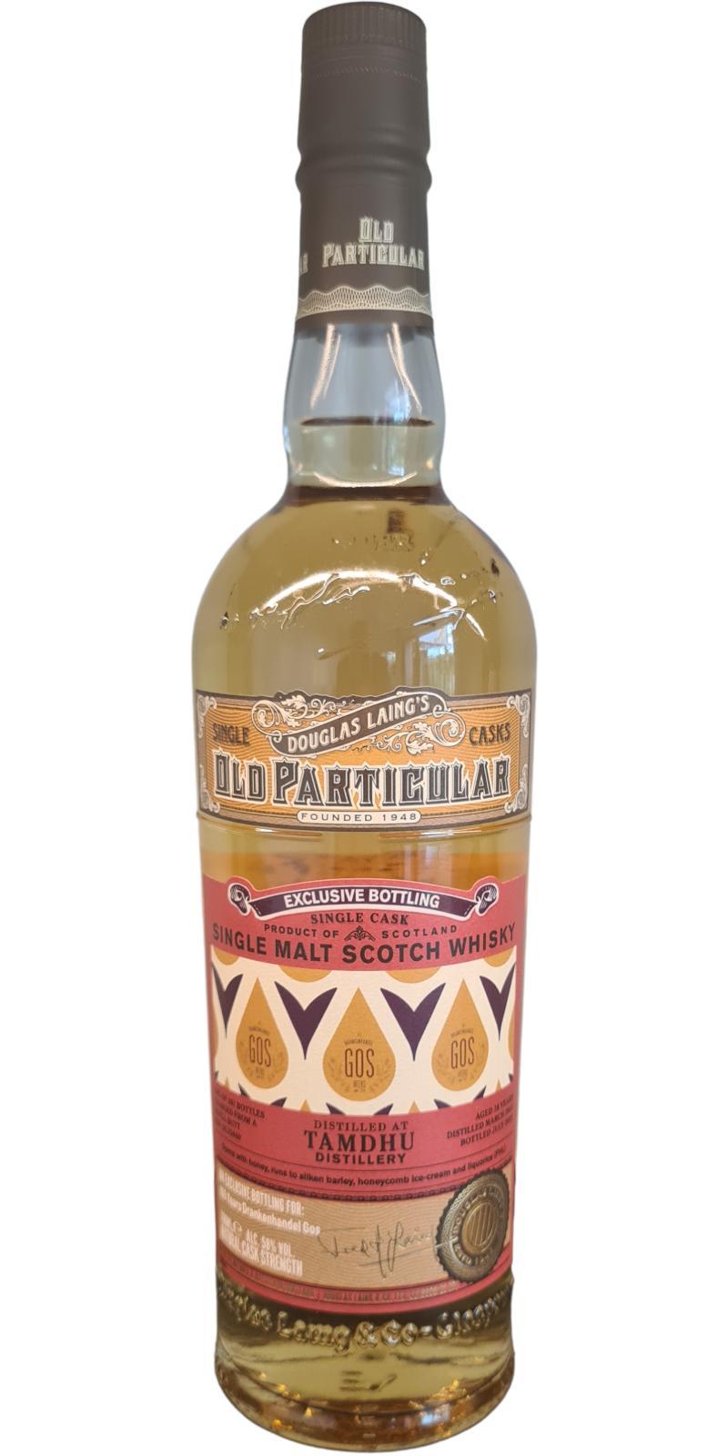 Tamdhu 2012 DL  Old Particular