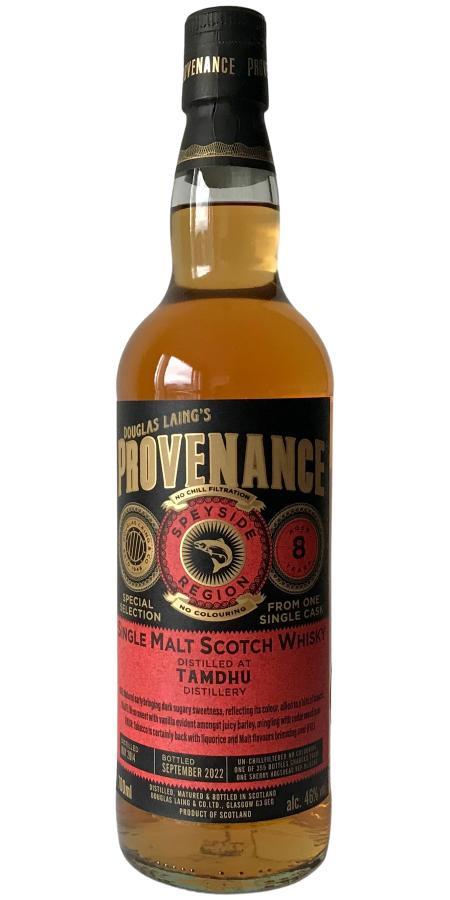 Tamdhu 2014 DL  Provenance