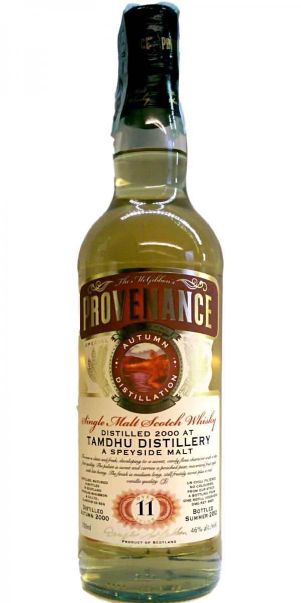 Tamdhu 2000 McG  McGibbon's Provenance