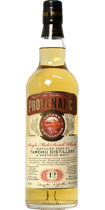 Tamdhu 2000 McG  McGibbon's Provenance