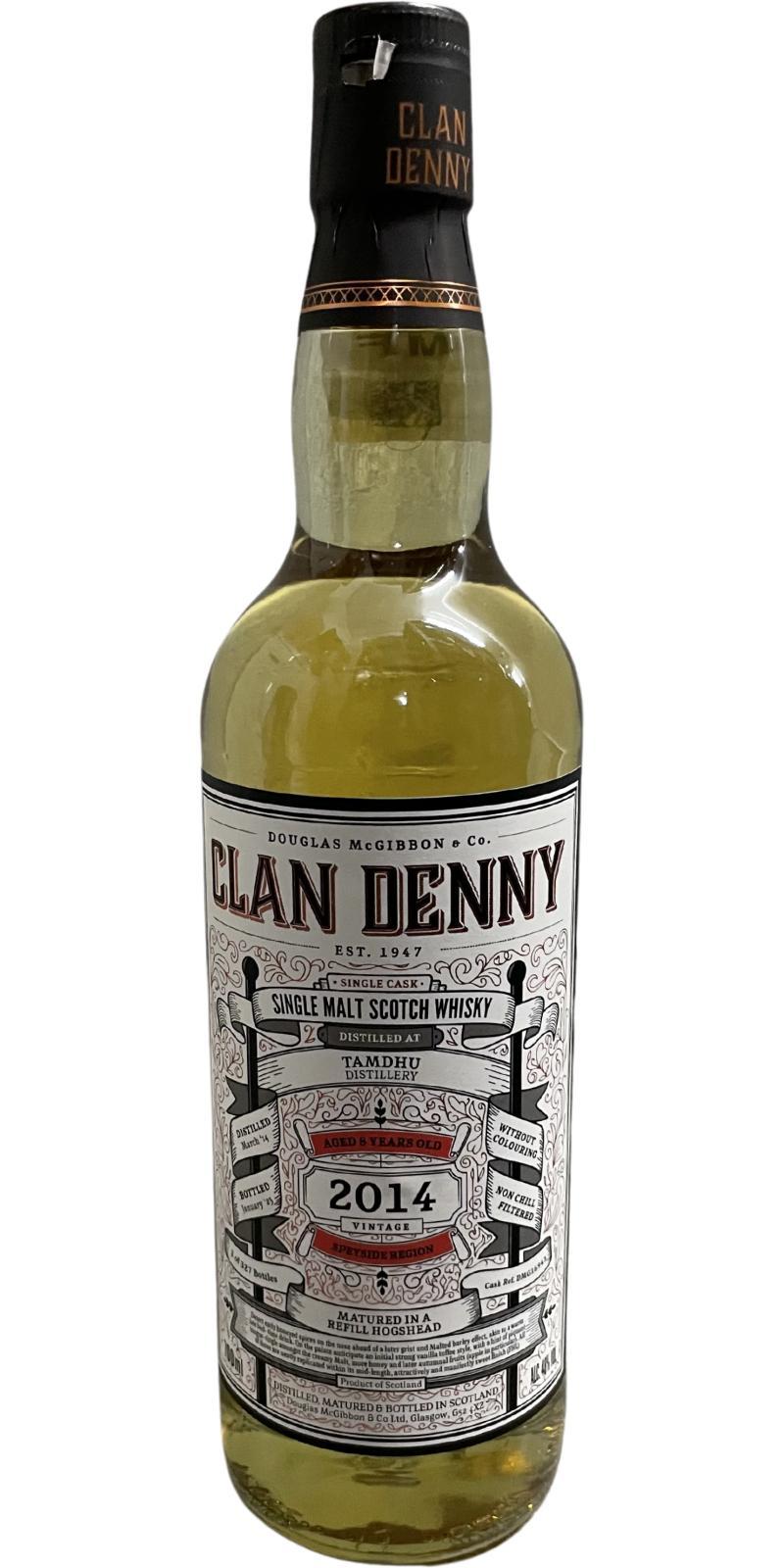 Tamdhu 2014 McG  Clan Denny