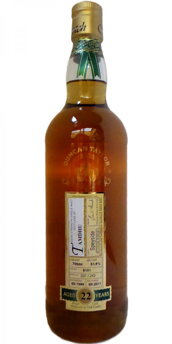 Tamdhu 1989 DT  Rare Auld