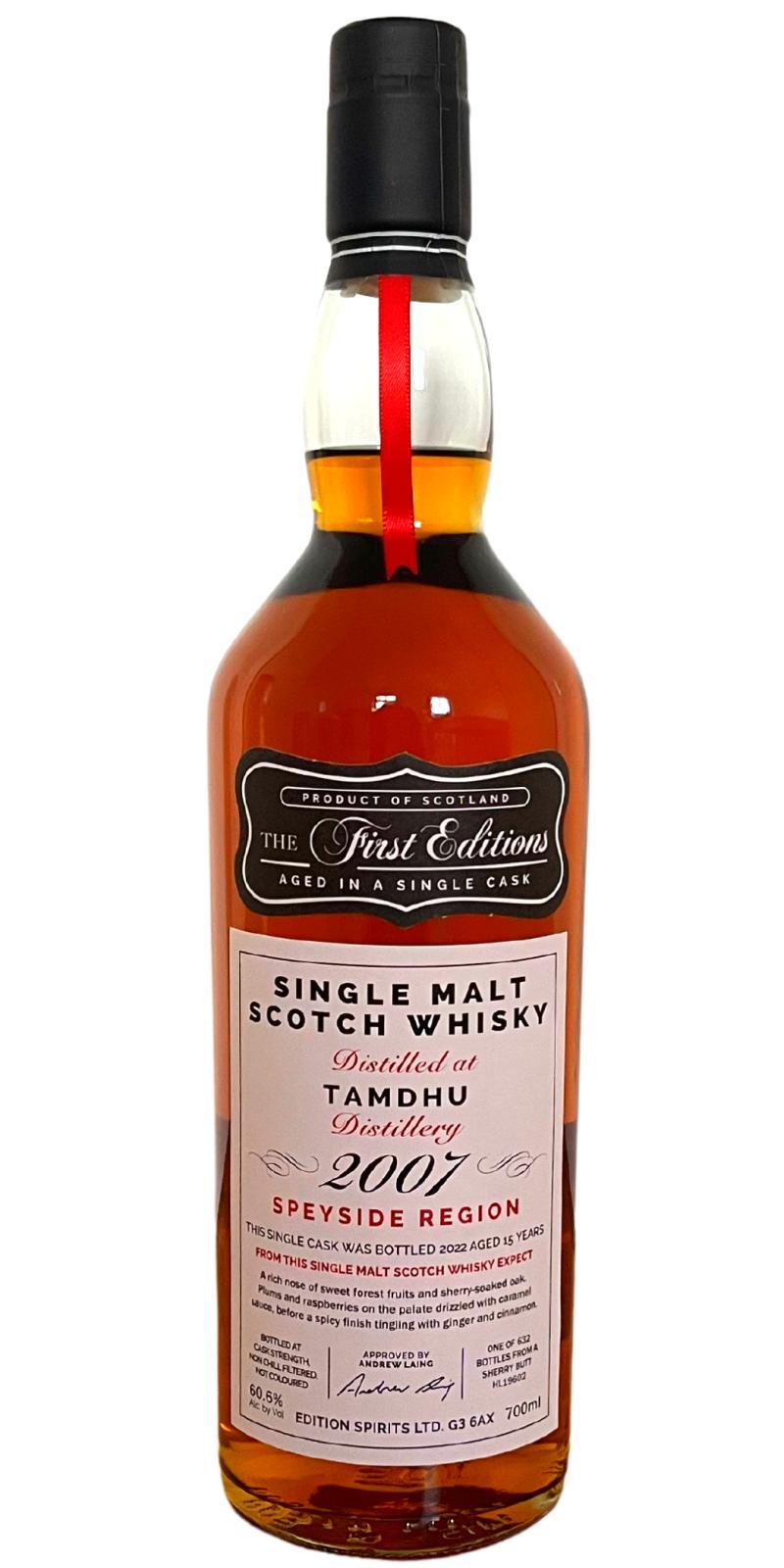 Tamdhu 2007 ED  The First Editions