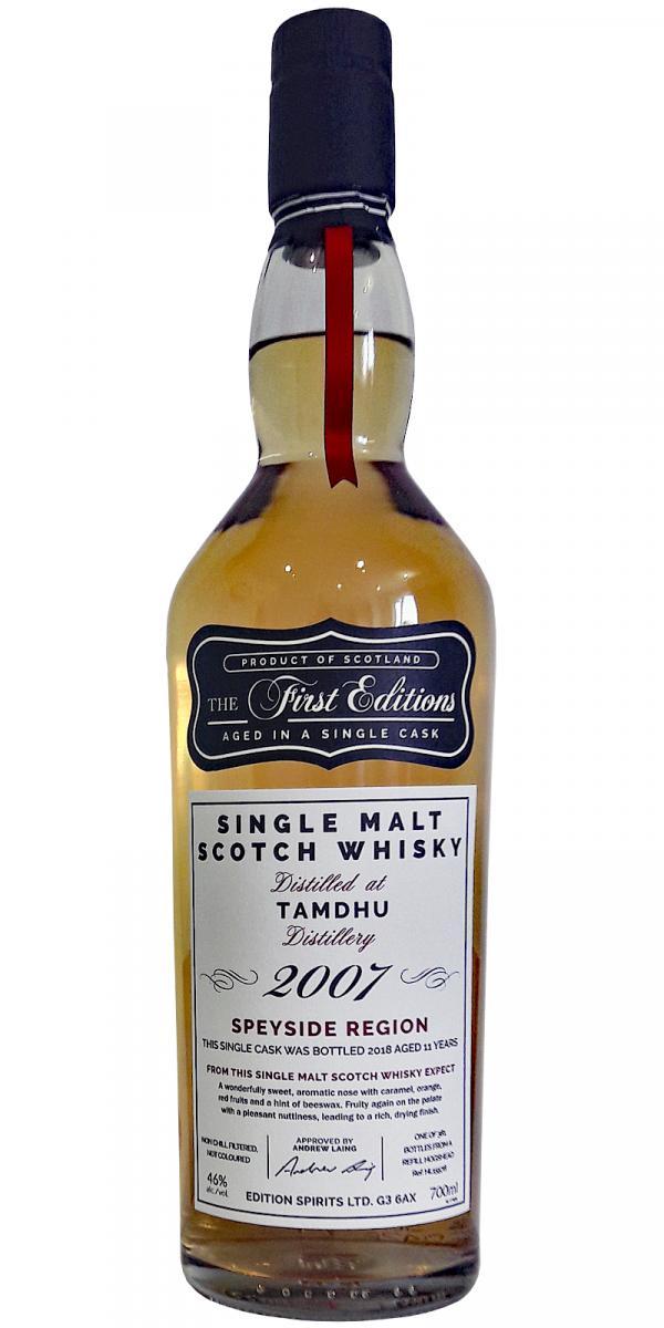 Tamdhu 2007 ED  The First Editions