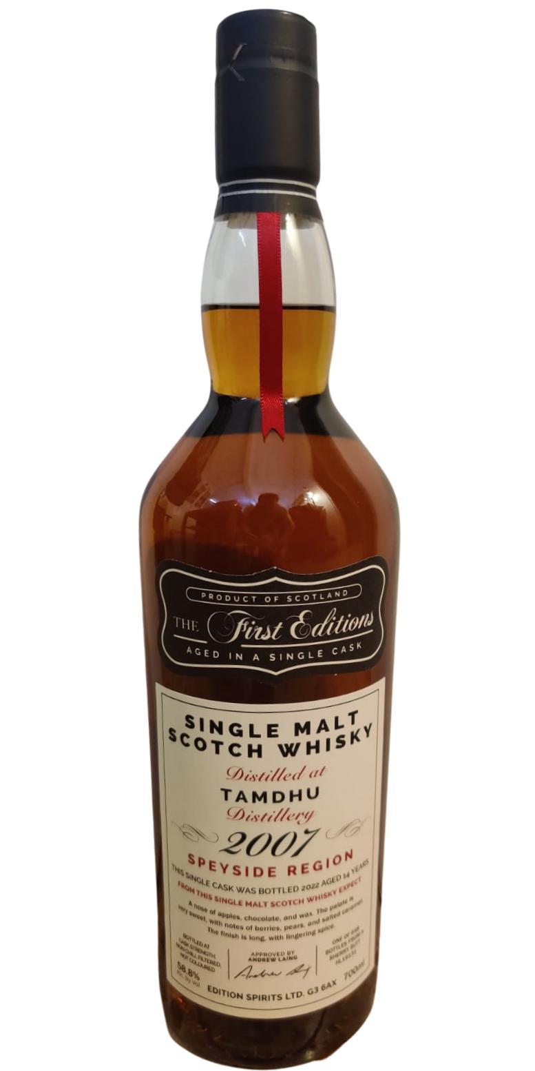 Tamdhu 2007 ED  The First Editions