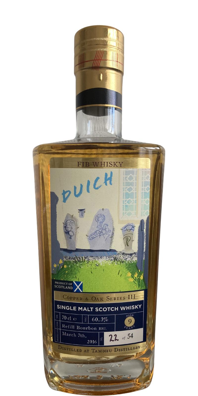 Tamdhu 2016 FibW  Copper & Oak Series III