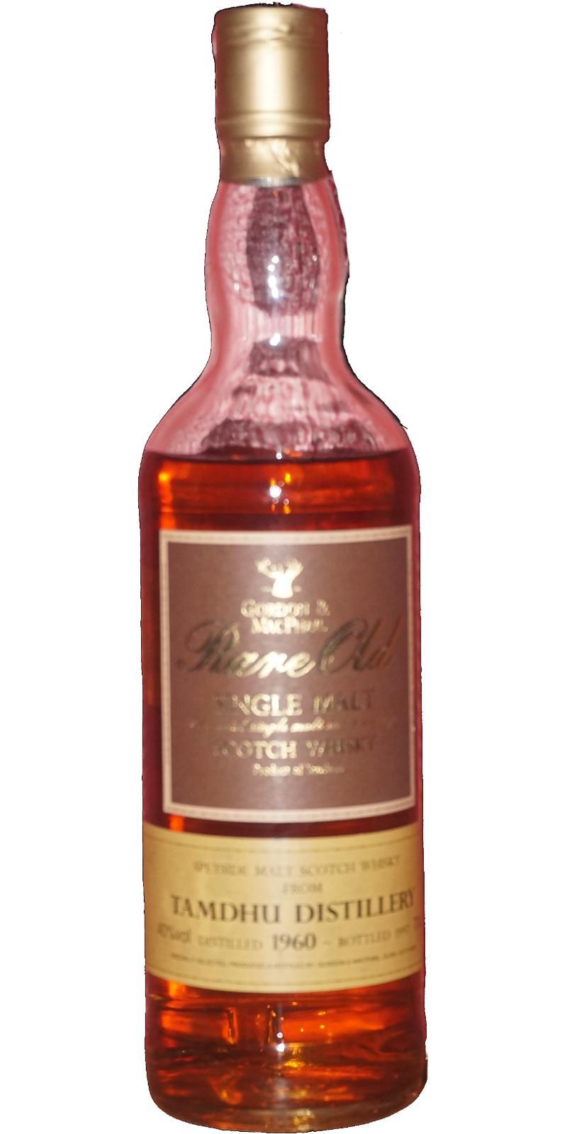 Tamdhu 1960 GM  Rare Old