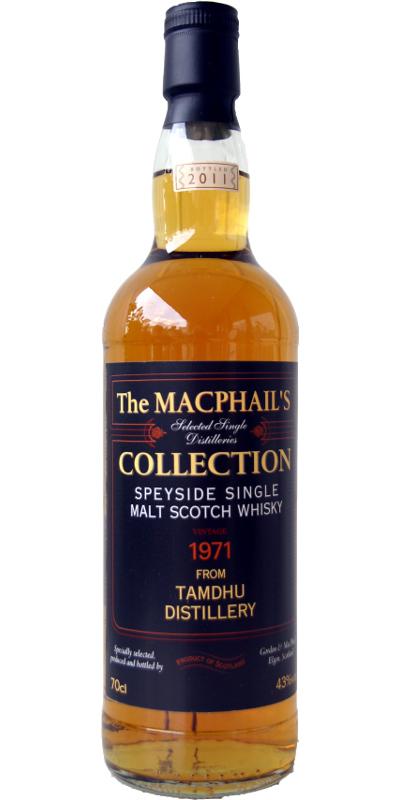 Tamdhu 1971 GM  The MacPhail's Collection