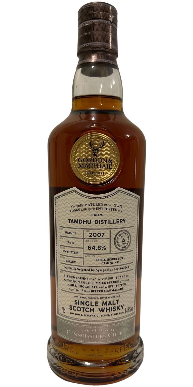Tamdhu 2007 GM  Connoisseurs Choice - Cask Strength