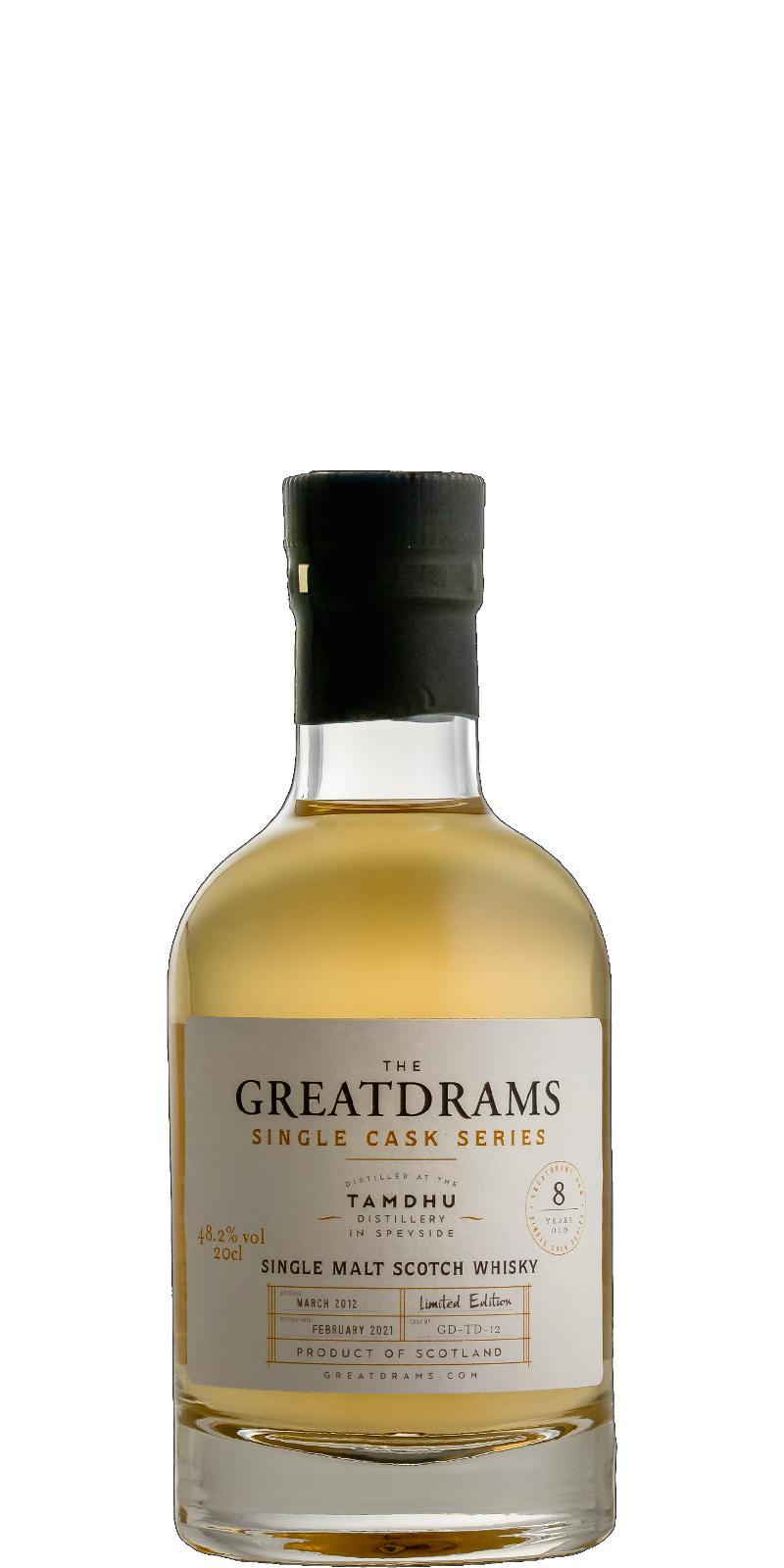 Tamdhu 2012 GtDr  Single Cask Series