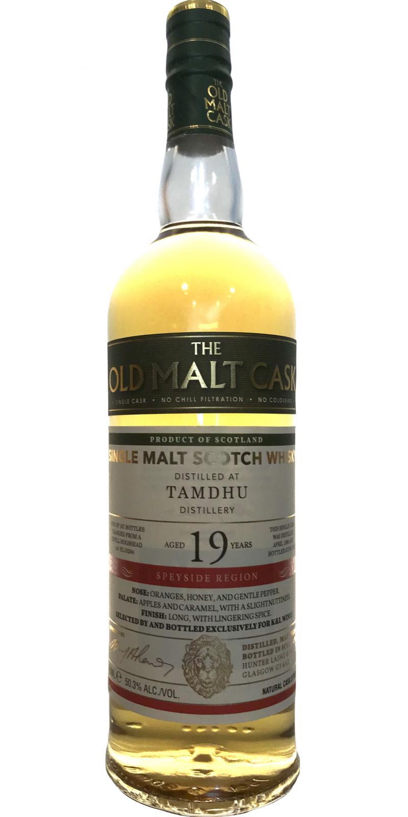 Tamdhu 19-year-old  HL  The Old Malt Cask