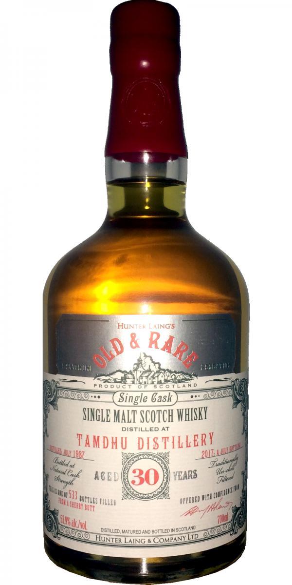 Tamdhu 1987 HL  Old & Rare - A Platinum Selection