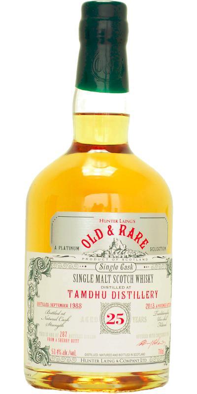 Tamdhu 1988 HL  Old & Rare - A Platinum Selection