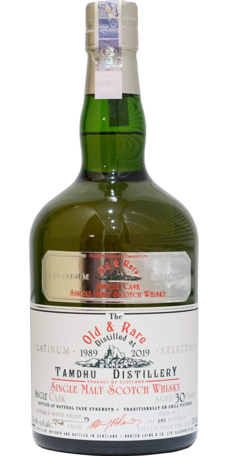 Tamdhu 1989 HL  Old & Rare - A Platinum Selection