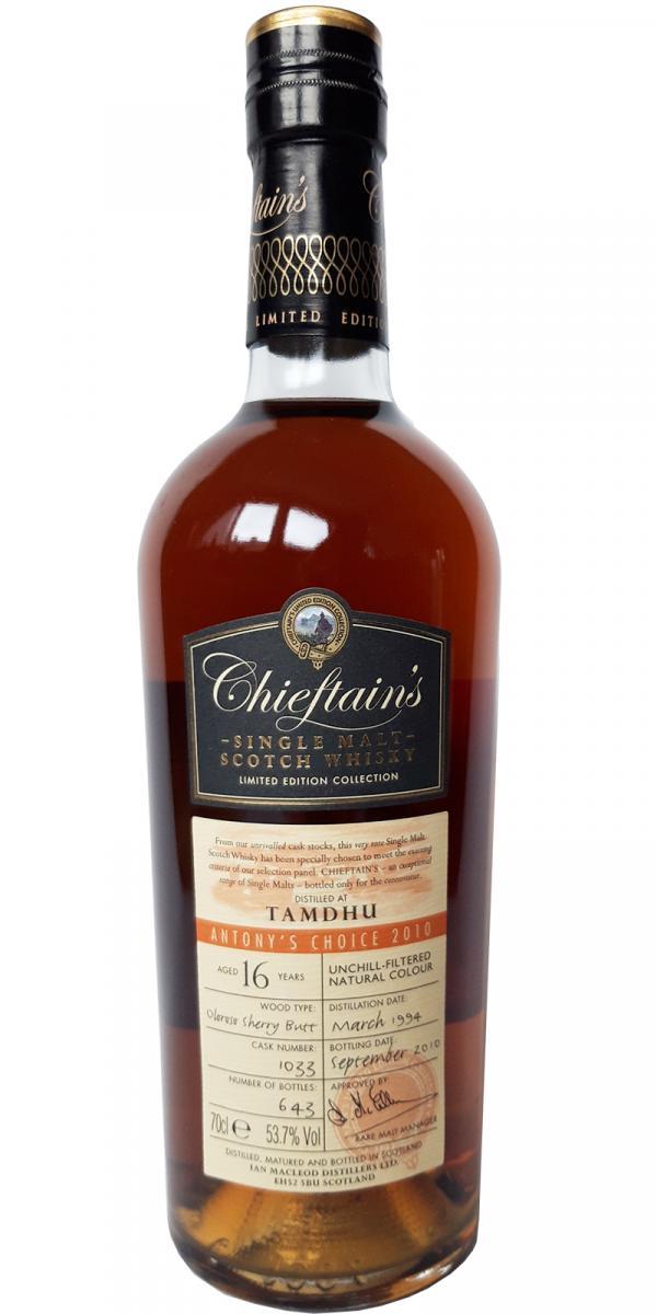 Tamdhu 1994 IM  Chieftain's Choice