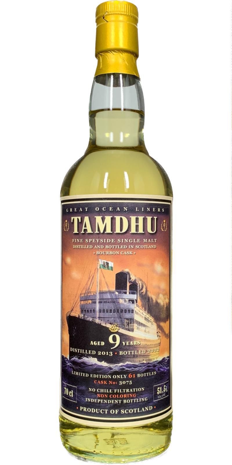 Tamdhu 2013 JW  Great Ocean Liners