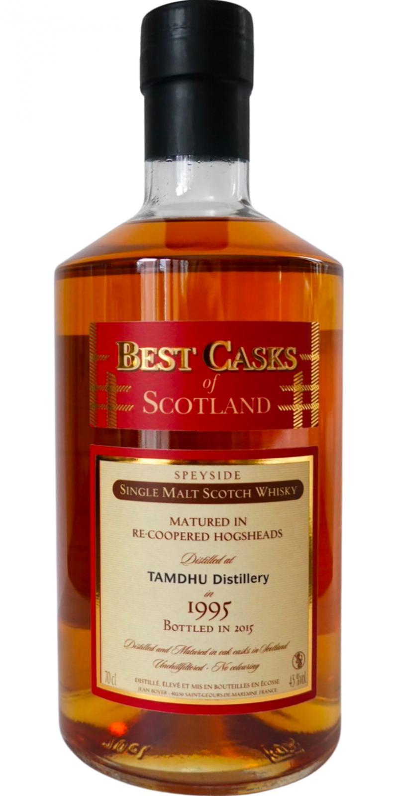Tamdhu 1995 JB  Best Casks of Scotland