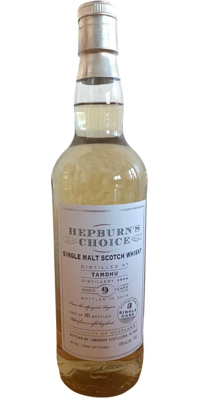 Tamdhu 2006 LsD  Hepburn's Choice