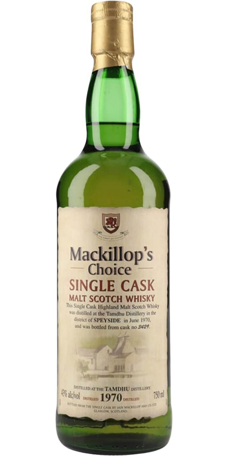 Tamdhu 1970 McC  Single Cask