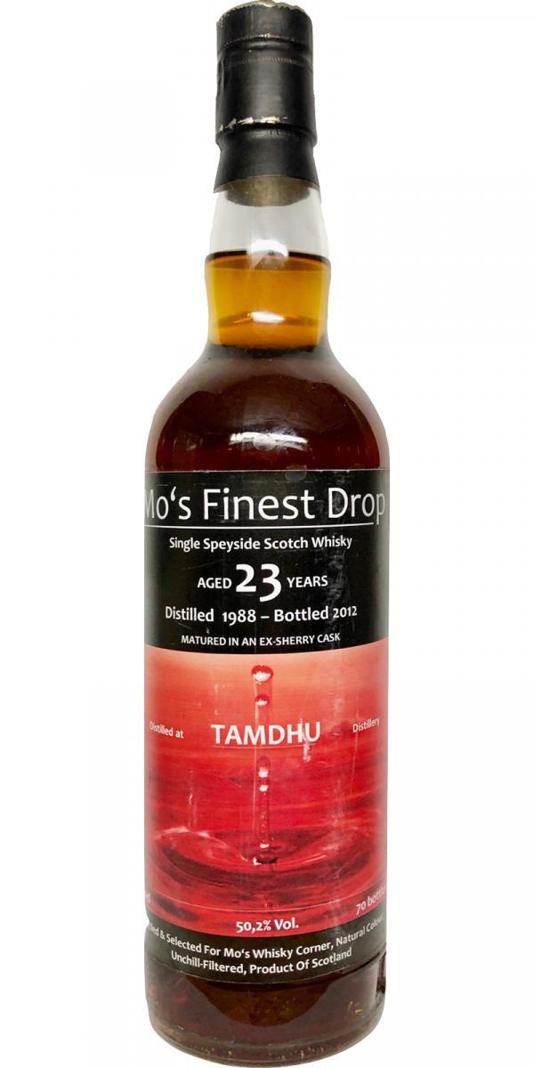 Tamdhu 1988 MoWC  Mo's Finest Drop