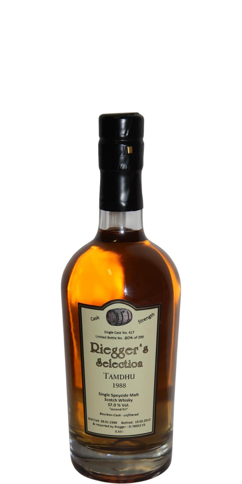 Tamdhu 1988 RS  Cask Strength