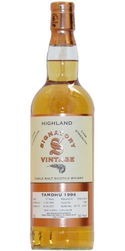 Tamdhu 1994 SV  Vintage Collection - Cask Strength